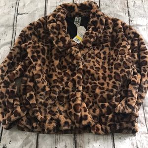 NWT Sadie & Sage Cheetah Coat